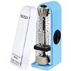 Generic Metronomo meccanico per pianoforte, chitarra, grancassa, ukulele, violino, metronomo per pianoforte, universale, stile vintage, accessorio per chitarra (blu-small)