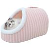 Generico Cuccia Pantofola Gatti Lavabile Fondo Antiscivolo Ultra Morbido Peluche | Pantofola Accogliente Per Animali Da Interno Morbida Cuccia Caverna In Peluche Calmante Per E Cani Di Piccola E Media Rosa S