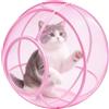 Generico Palla Da Esercizio Per Gatti, Sferica In Rete Traspirante A 360 Gradi | Palla Rotolante Portatile Per Criceti, Adatta, Parchi, Cortili, Campeggi, Spiagge, Giardini E Cortili