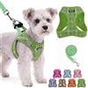 AIITLE Pettorina Step-in per cani di taglia piccola, con guinzaglio | Rete traspirante, design con chiusura in , facile da indossare e da togliere, riflettente, senza trazione durante la