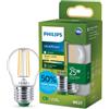 Philips Lampadina LED Philips UltraEfficient Trasparente P45 a Filamento, Attacco E27 Edison, Classe Energetica A, 252 lm, Equivalente 25W, Bianco Caldo (2700K), EyeComfort, 50.000 ore, Pacco da 1