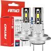 AMiO Fascio anabbagliante LED H7 Mini 6500k Bianco (set) [Fari bianchi - Anabbaglianti bianchi]
