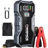 FNNEMGE Avviatore Batteria Auto 8000A, 24800mAh, 12V | Avviamento di emergenza per veicoli compatibili a 12V, power bank USB e luce LED per le emergenze