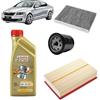 OP Kit tagliando 3 filtri + 4L olio Edge 0W20 per Skoda Octavia III 1.5 TSI 2012+