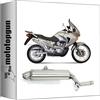 MOTOTOPGUN arrow 72024PD scarico race paris dacar inox compatibile con honda xl 600 v transalp 1987 1988 1989 1990 1991 1992 1993 1994 1995 1996 1997 mototopgun