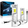Sycreek Lampadina LED H3 CANBUS 35000LM 6500K Senza Errori | 16 chip LED ad alte prestazioni, CANBUS integrato, design 1:1 alogeno, fascio preciso, installazione Plug & Play