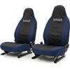 Auto Accessori Lupex Coprisedili Compatibili con Smart Fortwo (Nero - Blu Scuro)