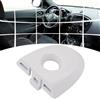 Vilgftyiet Copertura per Maniglia portiera Anteriore Sinistra 806441KK0D per Nissan Juke 2011 - 2016 e Micra K13, Pezzo di Ricambio in ABS Bianco