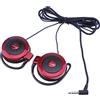 GENERIC Clip su Auricolari cablati | Nero Auricolare cablato | Auricolare Stereo Con Presa 3,5 Mm sull'orecchio | Daoguan Cuffie Clip per l'orecchio cablata per la corsa a pedale, l'allenamento, il Jogging