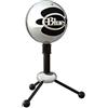 Blue Microphones Blue Snowball Microfono USB per Registrazione, Streaming, Podcast | Gaming su PC e Mac, Mic a Condensatore con Modelli Polari Cardioide e Omnidirezionale e Design Retrò Elegante - Argento