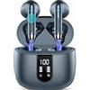 Drsaec Cuffie Bluetooth 5.4, 2026 Nuovo Auricolari Bluetooth 6D Stereo Cuffie Wireless In Ear con 4 ENC Mic, 30Ore Cuffie Senza Fili Cancellazione Rumore Cuffiette Sport Earbuds IP7 Impermeabili Headphones