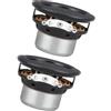 Avejjbaey Altoparlanti a gamma completa da 45 mm, 4 Ohm, 10 W, doppi magneti, 19 core, migliora i bassi, design compatto per sistemi HiFi, gamma completa