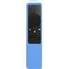 Garpotic Custodia protettiva in silicone per telecomando TV Samsung BN59, resistente all'olio, antiscivolo, lavabile, assorbe gli urti, completa per l'accesso e anti-impronte, per la casa (blu luminoso)