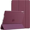 SOTEFE Custodia per iPad 9a generazione da 10,2 pollici, custodia per iPad 8a/7a generazione da 10,2 pollici, custodia sottile in pelle PU, custodia protettiva sottile con funzione di accensione