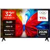 TCL 32S5L - Tv 32 Pollici Smart Tv Full HD DVB-T2 H.264, H.265 Nero Classe Energetica F