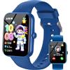 Ucani Orologio Intelligente Smartwatch Bambini, Fitness Tracker per Bambino 5-16 | all'Acqua IP68 con 120+ Modalità Sportive, Contapassi, Sveglia, Sonno, Giochi, Smart Watch per Ragazza Ragazzo Cadeau,Blu