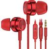 Yatloml Auricolari In-Ear Cuffie | in-Ear Stereo con Microfono e Controllo del Volume,Isolamento del Rumore, Suono Puro Compatibile con Tablet, Laptop