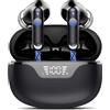 FAMOO Cuffie Bluetooth, Auricolari Bluetooth Stereo HiFi Con 4 ENC Microfoni Anti-Rumore, Durata 64 Ore Cuffiette In Ear, Cuffiette Touch Control, Impermeabili IPX7,Auricolare per iPhone e Android