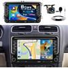 Inefala 6G+128G Autoradio Android 15 per VW Golf Passat Tiguan Polo Skoda | Anche per Caddy Seat,8 Core,7 Pollici Touchscreen,Wireless CarPlay,Android Auto,GPS,WiFi,RDS/FM,USB,SWC,Mic,Retrocamera