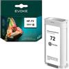 Evoke Inchiostro Evoke per HP 72 C9374A Grigio 130 ml | compatibile con HP DesignJet T1100, T1120 24 pollici, T1300, T610, T770