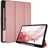 TECHGEAR Cover Compatible con Samsung Galaxy Tab S8 11 2023 (SM-X710 / SM-X716) Custodia Smart Cover Tri-Fold [Compatibile con Penna] con Protezione d'angolo [Sveglia Automatica]
