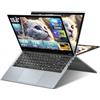 AURLAUBE Laptop 2-in-1 da 15,6 Pollici con Processore Ryzen 3-3200U, 16GB RAM DDR4 1TB SSD, Apertura a 360°, Touchscreen, 1920*1080, Tastiera Retroilluminata, Wi-Fi 5, Bluetooth 5.1, Type-C, Win 11 Pro