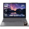 Lenovo - Laptop touchscreen IdeaPad Slim 3 da 15,3 2k - Memoria AMD Ryzen 7 170 2025-16GB - 512 GB di memoria - Grigio luna, con hub USB, W/GaLiMu
