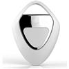 Generico Smart Air Tracker, Bluetooth 5.2, Localizzatore Compatibile con Apple Dov'è (solo iOS), Trova oggetti, Chiavi, Bagagli, Animali, Portafogli, Auto, Batteria Sostituibile. (Bianco)