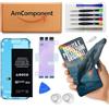 AmComponent - BATTERIA di ricambio di ricambio per IPHONE 11 / qualità | Componente di ricambio con capacità elevata, lunga durata con il dispositivo e zero cicli