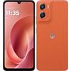 Motorola Moto g06 LTE - Telefono cellulare, 64 GB, 4 GB RAM, Dual SIM, arancione arabesco