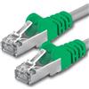 1aTTack.de 5m - Crossover CAT.5 CAT5 Câble réseau Ethernet cable Internet DSL Kabel Patchkabel CAT 5