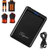 Telguua Power bank 10000mAh per gilet riscaldato batterie esterne portatili | ricaricabile Batteria di ricambio 5V 3A USB tipo C, portatile per gilet riscaldati,pantaloni riscaldati,giacca riscaldata