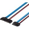 AYMBH Cavo SATA 22 pin maschio a Slimline 7 + 6 pin 13 pin femmina, convertitore di alimentazione SATA per HDD Slim SSD ODD, laptop e PC, cavo di alimentazione Plug and Play, 1 pezzo da 30 cm