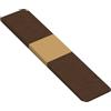ANRO Tappeti per scale set da 5 autoaderenti Cioccolato 100x20 cm | Autoaderente senza colla · Antiscivolo · Poliestere con retro in TPE-silicone · Lavabile · Per scale interne