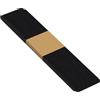 ANRO Tappeti per scale set da 5 antiscivolo autoaderenti Nero 100x20 cm | Autoaderente senza colla · Antiscivolo · Poliestere con retro in TPE-silicone · Lavabile · Per scale interne