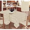 Confezioni Giuliana - Copritavolo tovaglia jacquard cucina tirolese DAMA Naturale 100% Cotone Made in Italy - 150x240