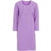 Zeitlos Camicia da notte da donna, termica, a maniche lunghe, con bottoni invernali, taglia M-XXL