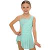 Linyuir Bambini Abito Pattinaggio sul Ghiaccio Bambina Vestito da Pattinaggio Artistico per Ragazze Body Ginnastica Ritmica Bambine Danza