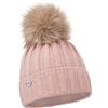 ELIMELI Berretto invernale da donna in cashmere, caldo berretto di lana con cashmere, berretto invernale con pelliccia sintetica con pompon Slouch, lavorato a maglia, berretto invernale da donna,