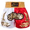 dPois Boxe Muay Thai Pantaloncini Kickboxing Bambino Ragazzo | Abbigliamento Combattimento Muay Thai Shorts Fight MMA Kick Boxing Pantaloncino Kick Thai Pantaloncini Boxe