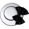 LRXIYODE Cappello Francese Retrò Elegante Bianco per Banchetto, Donna | Tessuto, Stile Chic e Vintage, per Festa e Cerimonia, Cappellino da Pioggia Donna