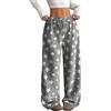 ticticlily Pantaloni Pigiama Flanella Donna Termici Invernale Pantalone in Pile Peluche Caldo Comodi e Morbidi Pigiami da Natale Pigiami Casuale Abbigliamento de Notte Loungewear