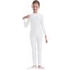 MSemis Bambina Body da Ginnastica Artistica Manica Lunga Tuta Intera da Pattinaggio Artistico Jumpsuit Sportiva da Allenamento Body Ginnastica Ritmica Dancewear Performance