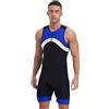 TiaoBug Body da Uomo Tuta da Ginnastica Sollevamento Pesi Boxer Aderenti Intimo Elastico Salopette Tuta Sportiva Canotta Costume da Bagno Estivo Blu Rosso Nero M-XL