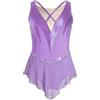 Freebily Body Ginnastica Ritmica Bambina Senza Maniche Abito da Pattinaggio Artistico con Strass Balletto Leotards Body Danza Classica Moderna Ballerina Costume da Ballo