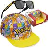 Get Trend - Pokemon | Minecraft | Super Mario | Fortnite Occhiali da Sole Bambino & Cappello Baseball Set, Cappello con Visiera & Occhiali Sole UV400