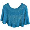 CuLtP Coprispalle da Donna Scialle Pullover Corto Estivo Cardigan Trasparente in Seta Ghiacciata all'Uncinetto Bolero da Sposa Coprispalle Giacche da Sera Vintage Coprispalle Mantella