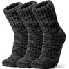 Sandsuced Calze Lana Merino Uomo Donna Calde | Lana Merino, Caldo, Spesso, Termico, Traspirante, Inverno, Unisex, Lavoro, Comfort, Regalo, 3 Paia