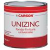Colorificio Carson UNIZINC Smalto moncomponente fondo-finitura per ALLUMINI0 FERRO ZINCATO Supporto difficili (0.75 LT, VERDE MUSCHIO RAL6005)
