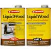 Abatron LW2QKR Colle per legno, trasparente, kit da 2 quarti